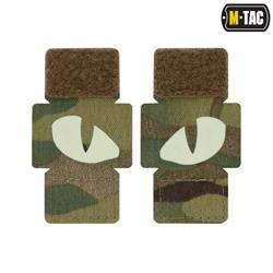 M-Tac - Tiger Eyes Laser Cut Reflektierende Flecken - Paar - MultiCam - 51140008
