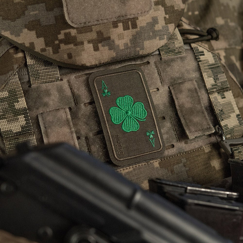 M-Tac – Lucky Card Patch – Cordura 500D – Kleeblatt – Ranger Green – 51391023 - Andere - Verschiedenes