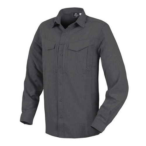 Helikon - Koszula Defender Mk2 Gentleman Shirt® - Melange Schwarz / Grau - KO-DGM-PO-0119Z - Hemden & Pullover