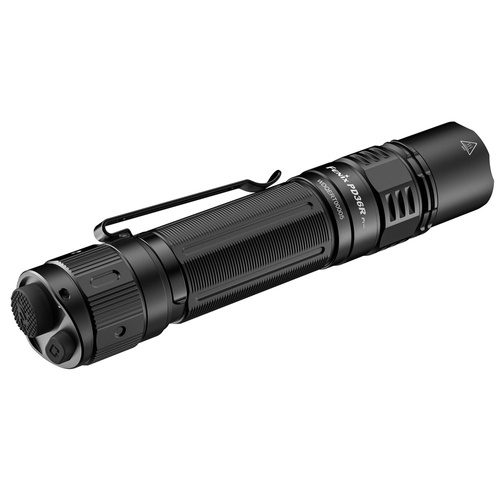 Outdoor - Fenix - Taktische Taschenlampe PD36R Pro LED mit 5000 mAh Akku + E03R V2.0 Schlüsselring Taschenlampe - 2800 lm - Schwarz/Grau - PD36R Pro+E03R grey - LED-Taschenlampen