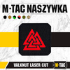 M-Tac - Lasergeschnittenes Valknut Quadrat Patch - Rot / Schwarz - 51162233