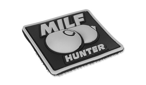 3D PVC Morale Patches - 101 Inc. - 3D Aufnäher - MILF Jäger - Grau