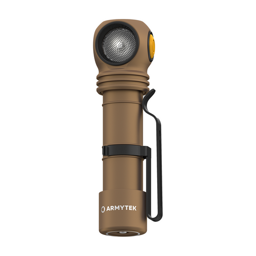 Outdoor - Armytek - Stirnlampe Wizard C2 Pro Max - Magnetisches Ladegerät - 4000 lm - 21700 - Sand - F06701CS - LED-Taschenlampen