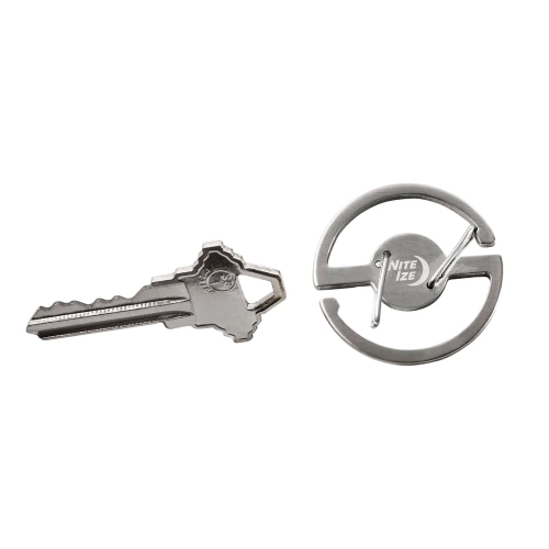 Verschiedenes - Nite Ize - Schlüsselkarabiner Medaillon Key Carabiner - Stahl - Silber - MKC-11-R3 - Schlüsselanhänger