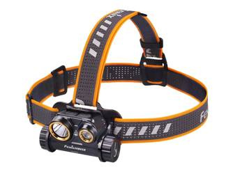 Fenix - Stirnlampe mit zwei Lichtstrahlern - Schwarz - HM65R