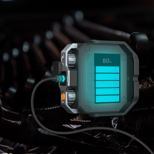 Fenix - Camping Licht CL28R LED - 2000 lm - 10000 mAh - USB-C - Grau - 039-538 - Campinglampen