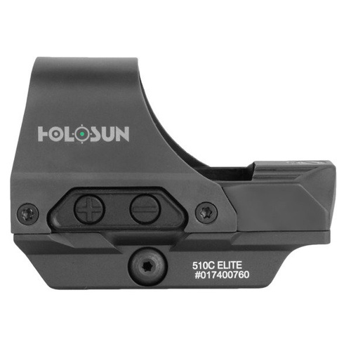 Outdoor - Holosun - Rotpunkt HE510C-GR Elite Multi Reticle Green Dot - Solar Panel - Grüner Punkt - Schwarz - HE510C-GR - Holosun Kollimatorvisiere