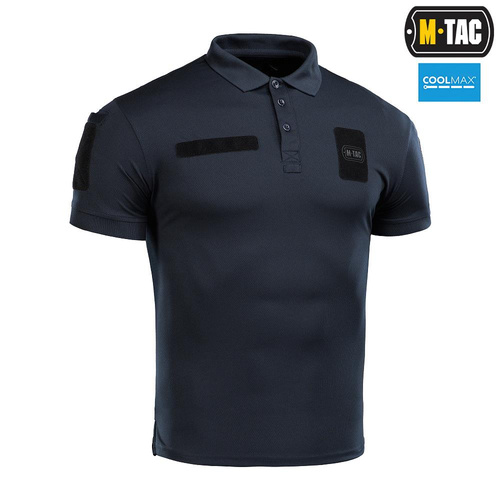 M-Tac - Polohemd Elite Tactical Coolmax - Dark Navy Blue - 80010015 - T-Shirts - Bekleidung