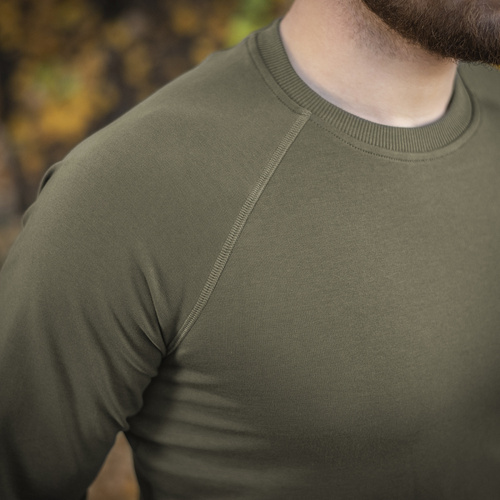 M-Tac - Raglan-Sweatshirt Athlete - Baumwolle - Dark Olive - 20455048 - Militär-Sweatshirts