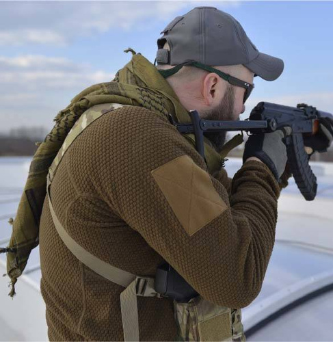 Helikon - Alpha Tactical Grid Fleece Jacke - Coyote - BL-ALT-FG-11 - Fleece-Sweatshirts - Bekleidung