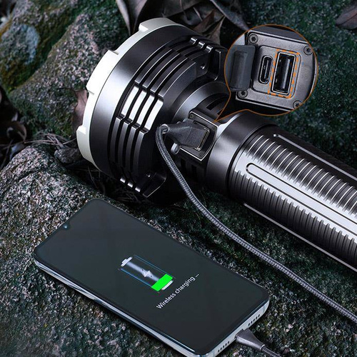 LED-Taschenlampen - Fenix - Wiederaufladbarer LED-Suchscheinwerfer LR80R - 18 000 lm - 12 000 mAh