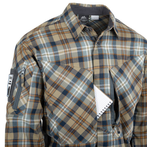 Hemden & Pullover - Helikon - Hemd MBDU Flannel Shirt® - Slate Blue Checkered - KO-MBD-PO-C0