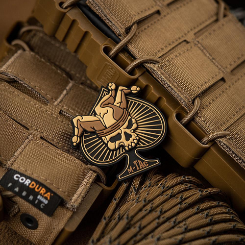 M-Tac – Ace of Spades-Patch – PVC 3D – Coyote – 51108205 - 3D PVC Morale Patches