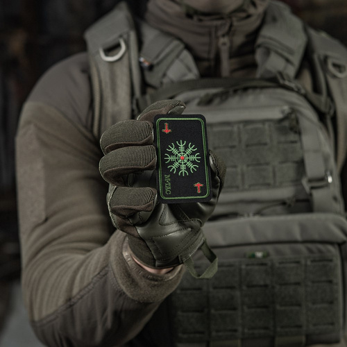 Verschiedenes - M-Tac – Helm of Terror Map Patch – Stickerei – Schwarz/Oliv – 51392201 - Andere