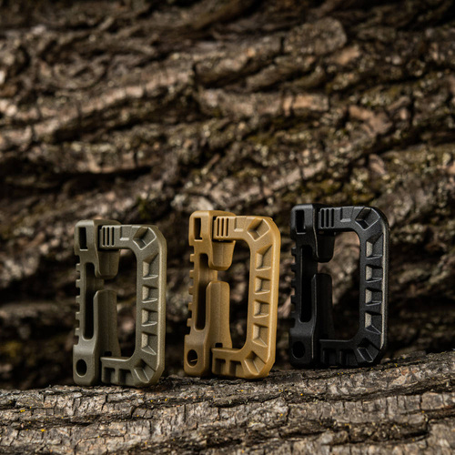 Outdoor - M-Tac - Grimloc-Karabiner - Coyote Brown - 3158-CB - Kunststoffkarabiner