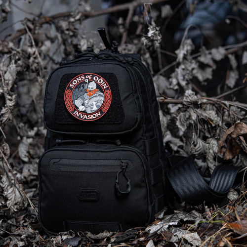 M-Tac - 3D PVC Aufnäher Sons of Odin - Schwarz/Rot - 51137233 - 3D PVC Morale Patches - Verschiedenes