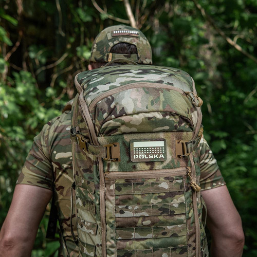 M-Tac - Aufnäher mit Flagge und Aufschrift Polen - Laserschnitt - Pixel/Rechteck - Multicam / Fluo - 51007208 - Andere