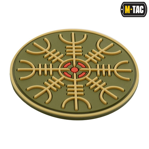 3D PVC Morale Patches - M-Tac - Egeshelm 3D PVC Aufnäher - Olive - 51221001