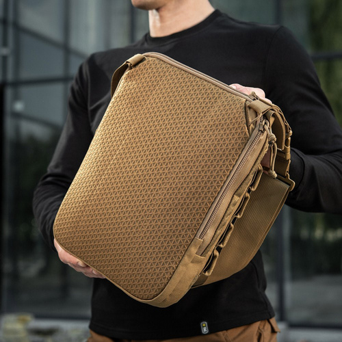 Rucksäcke - M-Tac - Laser Cut Hex Umhängetasche - Cordura - Coyote - 10241005 - Laptoptaschen