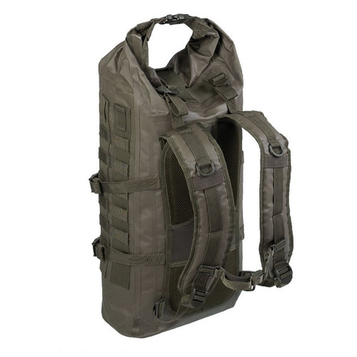 Schutz gegen Wasser - Mil-Tec - Taktischer wasserdichter Rucksack - 35 L - OD Grün - 14046501