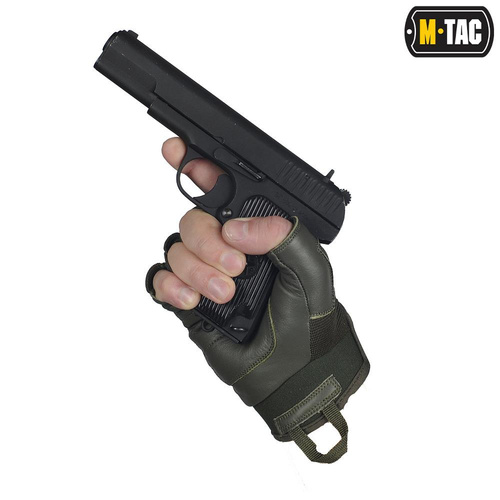 M-Tac - Assault Tactical Mk.4 Fingerlose Handschuhe - Olivgrün - 90214001 - Taktisch Handschuhe - Bekleidung
