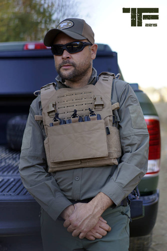 Integrierte Westen - TF-2215 - Plate Carrier Modular Weste - Coyote - 129788