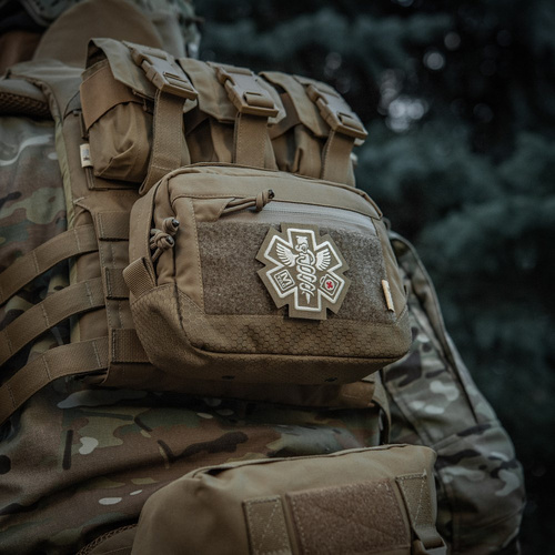 M-Tac - Sanitäter Gesticktes Medizinisches Abzeichen Paramedic - Coyote - 51432005 - Blutgruppe & Medic - Verschiedenes