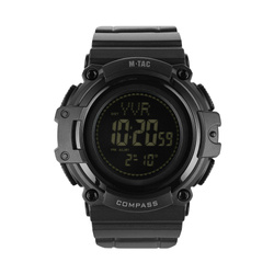 M-Tac - Taktische Uhr mit Kompass 2233 - Schwarz - 50010002