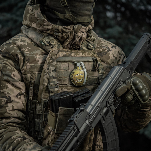 Verschiedenes - M-Tac - Aufnäher Lächelnde Granate M67 v2 - PVC 3D - Grün - 51139200 - Andere