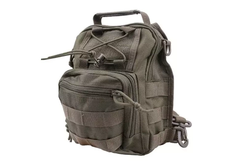 GFC Tactical - Taktische Umhängetasche - MOLLE - Nylon - Olive - GFT-20-003681 - Stadtrucksäcke