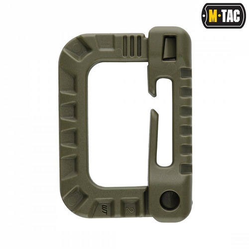 M-Tac - Grimloc-Karabiner - OD Grün - 3158-OD - Kunststoffkarabiner - Outdoor