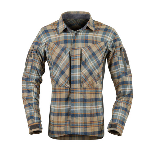 Bekleidung - Helikon - Hemd MBDU Flannel Shirt® - Slate Blue Checkered - KO-MBD-PO-C0 - Hemden & Pullover