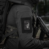M-Tac - Moralaufnäher Patch Face of War - Cordura - Schwarz - 51389002