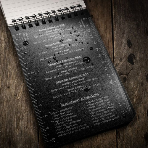 Notizbücher & Zubehör - Rite in the Rain - All-Weather DOPE Logbuch - 4 x 6" - D746 - Schwarz