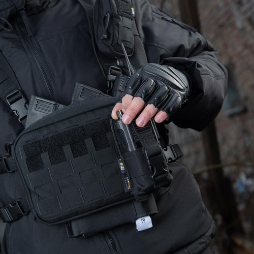 Funkgerätetaschen - M-Tac - Funkgerätetasche - MOLLE - Schwarz - 10130002.