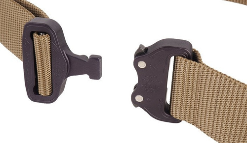 Gürtel & Hosenträger - Bajonett - COMBAT HEAVY DUTY taktischer Gürtel - AustriAlpin COBRA® ProStyle 18 kN Schnalle - 45 mm - Ranger Green.