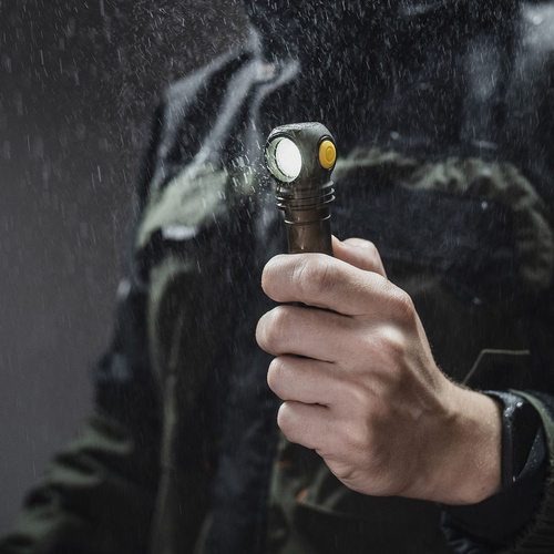 LED-Taschenlampen - Armytek - Stirnlampe Wizard C2 Pro Max - Magnetisches Ladegerät - 4000 lm - 21700 - Sand - F06701CS