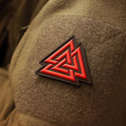 M-Tac - 3D PVC Patch Valknut - Rot / Schwarz - 51163233 - Patches - Verschiedenes