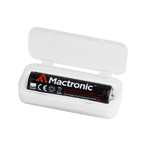 Mactronic - Akku 18650 mit Box - 3350 mAh - 3,7 V - RAC0026 - Batterien