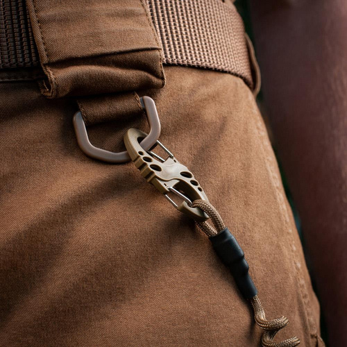 M-Tac - Doppelkarabiner S-Haken - Coyote - MTC-SHKCRBNR-COY - Kunststoffkarabiner