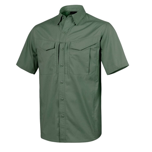 Helikon - Hemd Defender Mk2 - Kurzarm - PolyCo Ripstop - Olive Green - KO-DS2-PR-02 - Hemden & Pullover