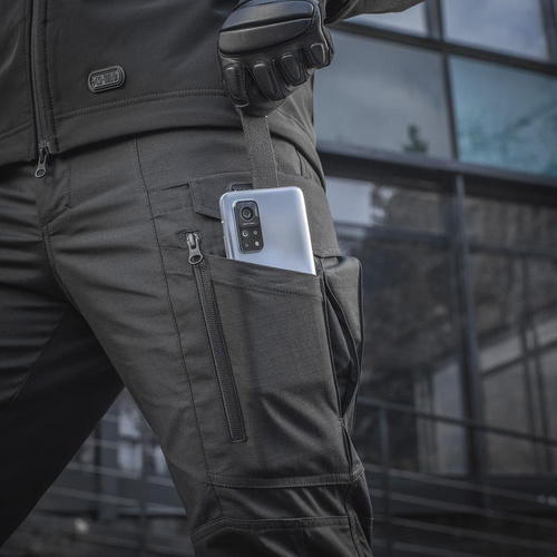 Bekleidung - M-Tac - Taktische Hose Conquistador Gen. I Flex - Ripstop - Schwarz - 20059002 - Cargohosen