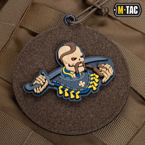 M-Tac - Aufnäher "Never Die Again" - Gelb/Blau - 51160000 - 3D PVC Morale Patches