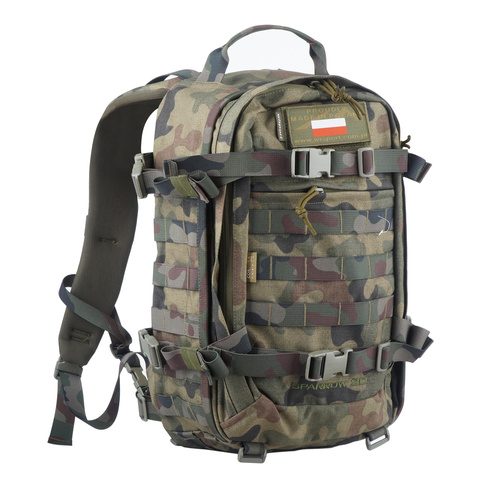 WISPORT - Sparrow 20 II Rucksack mit zwei Seitentaschen - 20 + 10 l - Wz. 93 - Militärrucksäcke - Outdoor