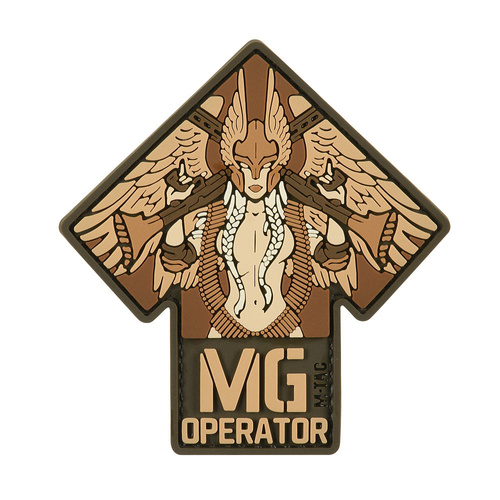 M-Tac – MG-Operator-Patch – PVC – Coyote – 51348205 -  3D PVC Morale Patches