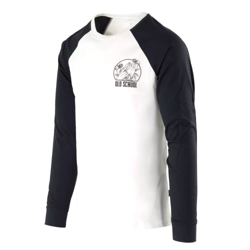 Helikon - Old School Langarm T-Shirt - Weiß - TS-OLD-CO-20 - T-Shirts