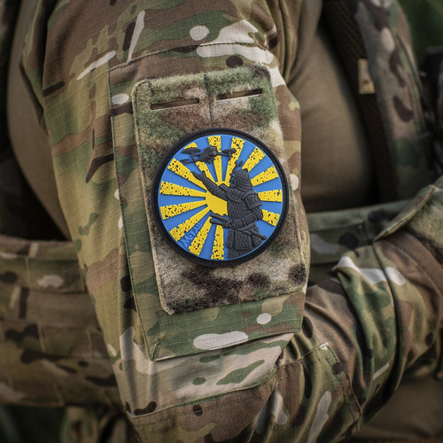 Andere - M-Tac – Aufnäher „Der Weg des Samurai“ – 3D PVC – Gelb/Blau – 51338301