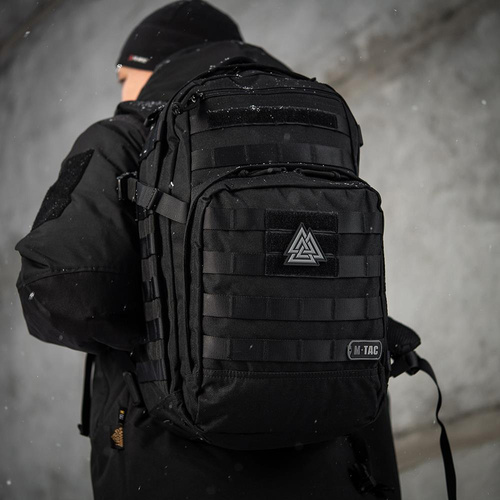 M-Tac - 3D PVC Patch Valknut - Schwarz / Grau - 51163211 - 3D PVC Morale Patches - Verschiedenes