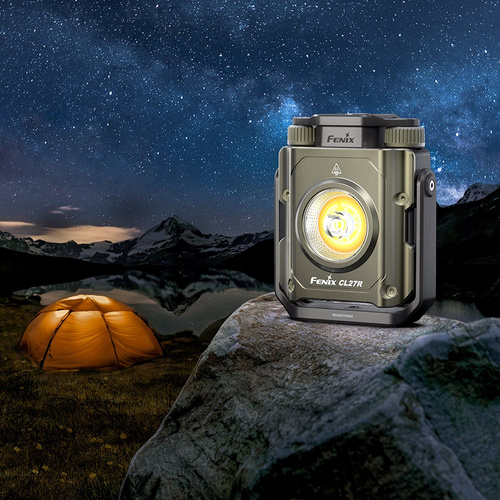 Outdoor - Fenix - CL27R Camping-Taschenlampe mit 5000 mAh Akku - 1600 lm - Grün - CL27R - Campinglampen