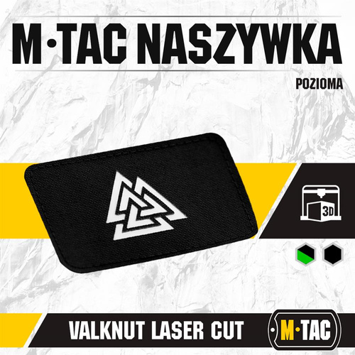 M-Tac - Lasergeschnittene Valknut horizontale Patch - Schwarz - 51164299 - Andere